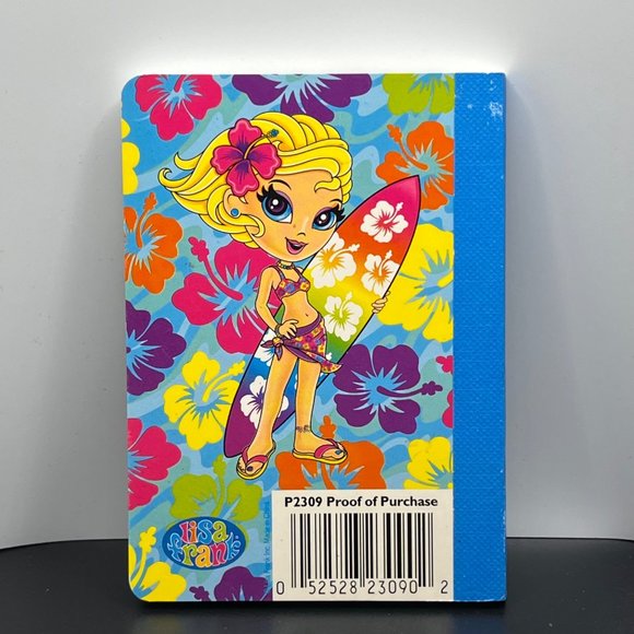 Lisa Frank Surfer Girl Mini Composition Book 4.5" x 3.25" Hard to Find - New - Picture 4 of 9